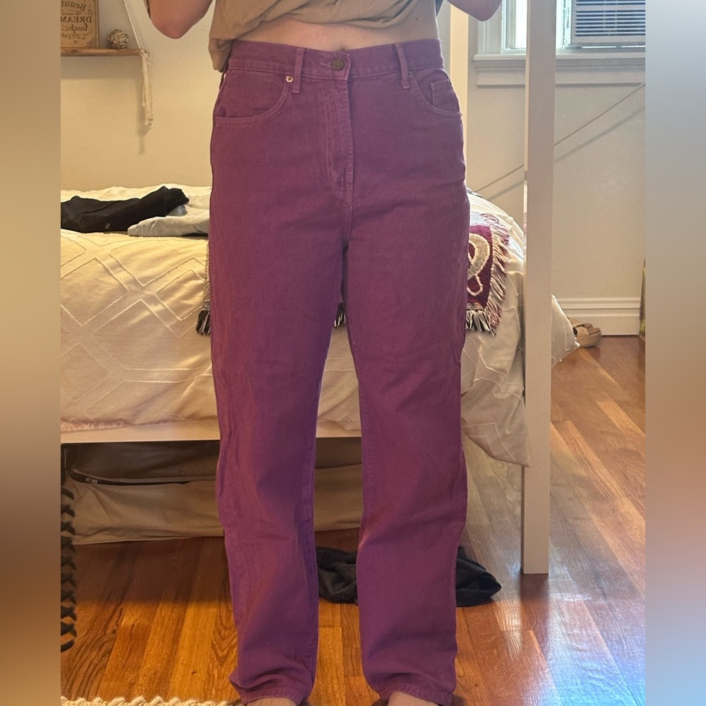 BDG Purple Straight Leg Jeans